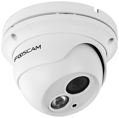 FosCam FI9853EP Indoor Dome 720P Power Over Ethernet P2P IP Camera White