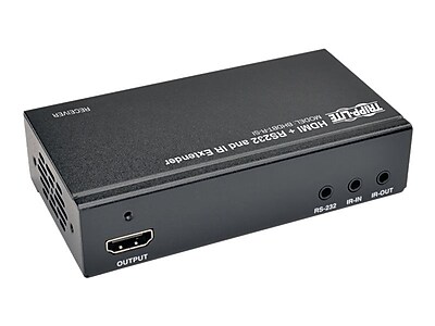 Tripp Lite BHDBT R SI HDBaseT Class B HDMI Over Cat5e 6 6a Extender Receiver Black