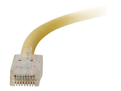 C2G 22682 5 RJ 45 Male Male Cat5e Non Booted Unshielded Ethernet Network Patch Cable Yellow