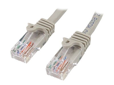 StarTech Cat 5e UTP Snagless Patch Cable Gray 1