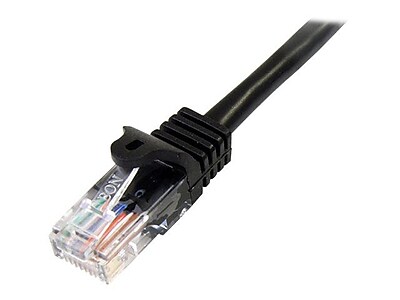 StarTech Cat 5e UTP Snagless Patch Cable Black 3