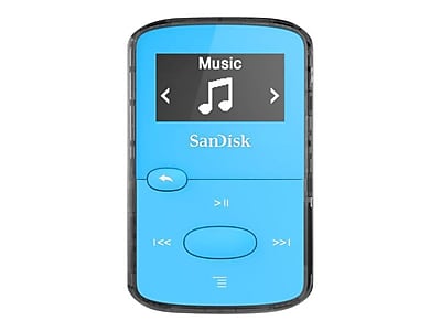 SanDisk Clip Jam SDMX26 008G G46B 8GB Flash MP3 Player Blue