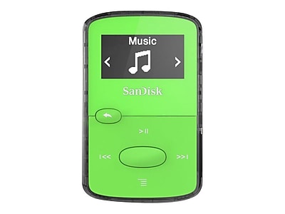 SanDisk Clip Jam SDMX26 008G G46G 8GB Flash MP3 Player Green