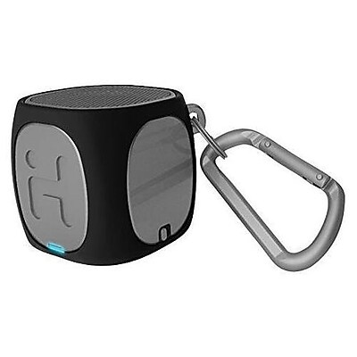iHome iBT55BGC Bluetooth Portable Mini Speaker Black Gray