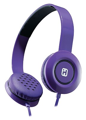 iHome iB35UBC Over the Head Stereo Headphones Purple