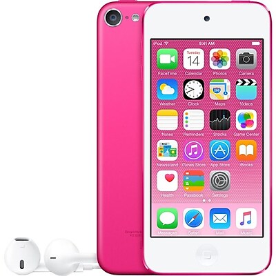 Apple iPod Touch 6G MKGW2LL A 64GB Flash Portable Media Player Pink