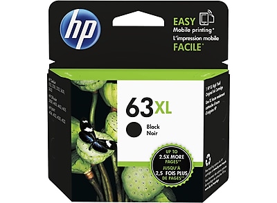 HP 63XL Black Ink Cartridge High Yield F6U64AN 140