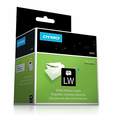 DYMO 30252 LabelWriter Self Adhesive Address Labels White 2 Roll of 350