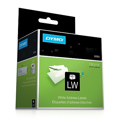 DYMO 30320 LabelWriter Self Adhesive Address Labels White Roll of 260