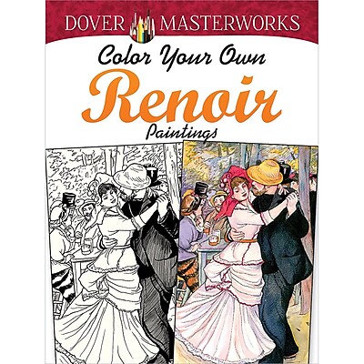 Dover Masterworks: Color Your Own Renoir Paintings Adult coloring book, Paperback