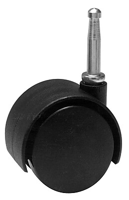 Richelieu Madico Dual Wheel Casters 50mm Swivel Black 2 Set F24432