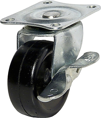 Richelieu Madico Rubber Caster 40mm Swivel with Brake Black F22904