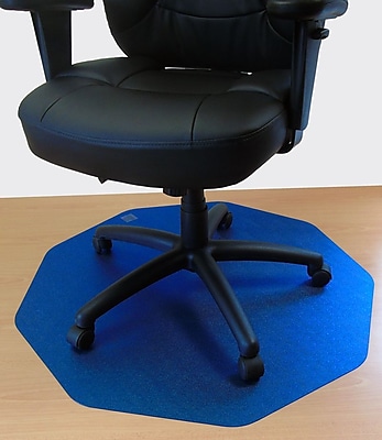 Cleartex 9Mat 39 x38 Polycarbonate Chair Mat for Hard Floor Circular FC121001009RBL