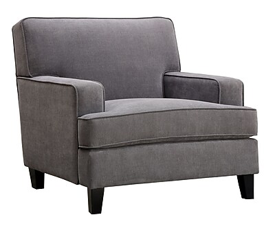 Hokku Designs Leyna Modern Arm Chair; Stone Blue