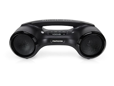 Memorex Bluetooth Boombox with FM Radio Black