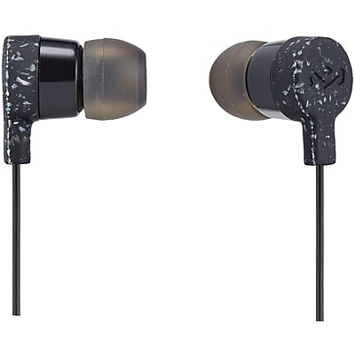 House of Marley MRLYJE070BK Mystic In-Ear Earbuds, Black