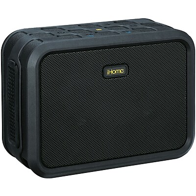 IHOME IHMIBN6BC Bluetooth Stereo Speaker with Speakerphone and NFC Water Resistant Rechargeable Li ion Battery