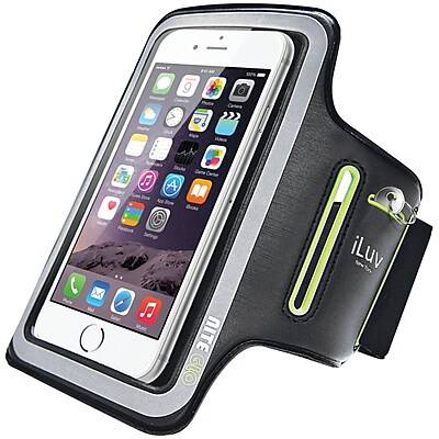 iLuv ILVUP1ARMBBK Phablet Sports Armband for iPhone 6\/6s\/5.5 Plus\/6s Plus