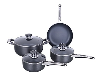 ROYAL COOK Chateau 7 Piece Non Stick Aluminum Cookware Set