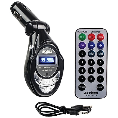 AXXESS MOBILITY Wireless FM Modulator with SD Card Slot MECAXMDC06