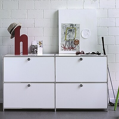 System4 SYSTEM4 Elite TV Stand; White