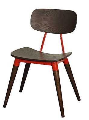 New Pacific Direct Arlo Side Chair; Espresso Red