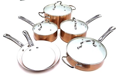 Tectron 10 Piece Cookware Set