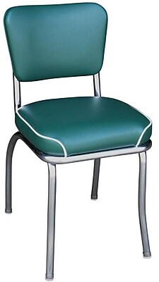 Richardson Seating Retro Home Side Chair; Green