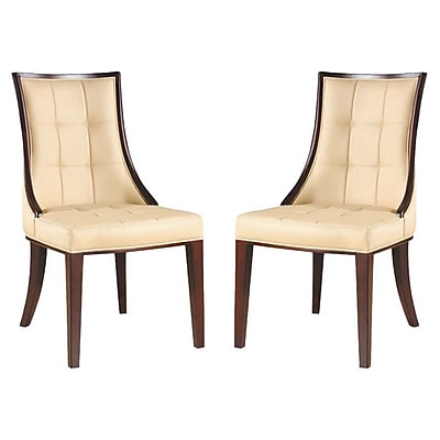 Ceets Barrel Side Chair Set of 2 ; Cream