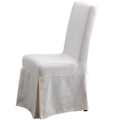 Padmas Plantation Pacific Beach Parsons Chair; Sun Bleached White