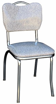 Richardson Seating Retro Home Side Chair; Grey
