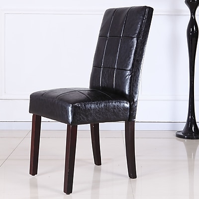 NOYA USA Castillian Parsons Chair Set of 2 ; Dark Brown