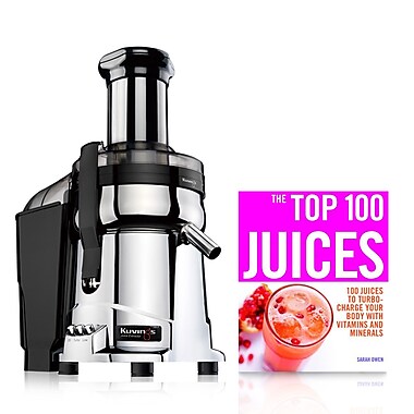 Kuvings Whole Slow Juicer Combo Pack 3 + Folding Drain Rack + Nut Milk Bag + Juicing eBook ...