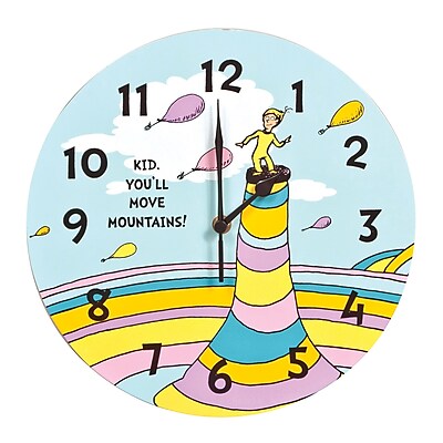 Trend Lab Dr. Seuss Oh The Places You ll Go! 11 Wall Clock
