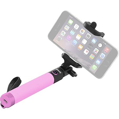 iBower Wireless TRENDi Selfie Stick (Pink) (IBO-BTM36P)