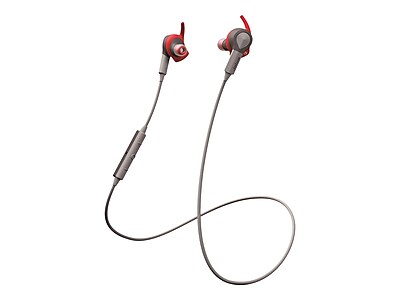 Jabra 100 97500002 02 Sport Coach Earphones with Mic Red