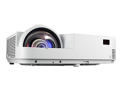 NEC NP-M353WS 720p WXGA Short Throw 3D Ready DLP Projector, White