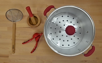 IMUSA Tamale Steamer 4-Piece Cookware Set