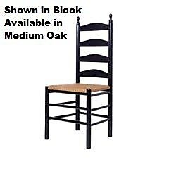 Dixie Seating Maiden Side Chair; Black