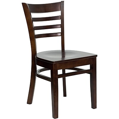 Flash Furniture Hercules Series Ladder Back Wooden Restaurant Chair XUDGW0005LADWAL