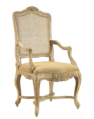 French Heritage Passy Arm Chair; Gold