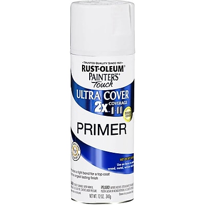 Rust Oleum Painter s Touch 12 oz Ultra Cover Aerosol Paint White Primer PTUC249 058