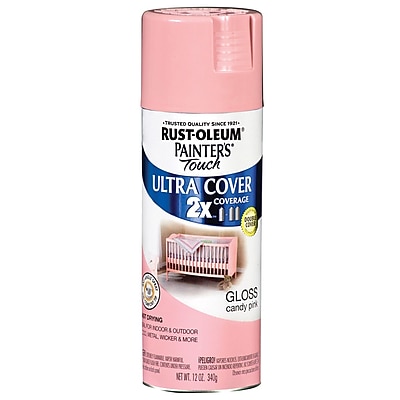 Rust Oleum Painter s Touch 12oz Ultra Cover Aerosol Paint Candy White PTUC249 49119