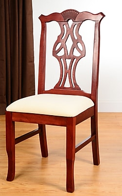 Benkel Seating Chippendale Side Chair; Mahogany