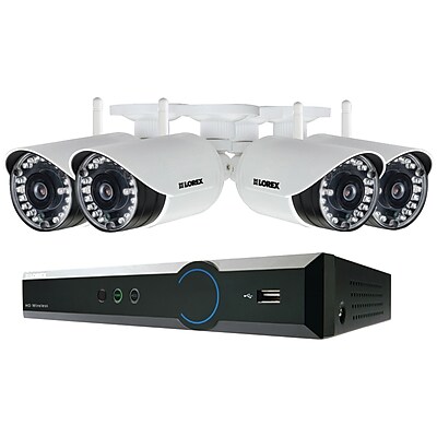 Lorex 4 channel 720p DVR With 1TB Hard Drive 4 Wireless 720p HD Cameras