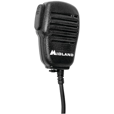 Midland Handheld wearable Speaker Microphone With Push to talk For GMRS Radios