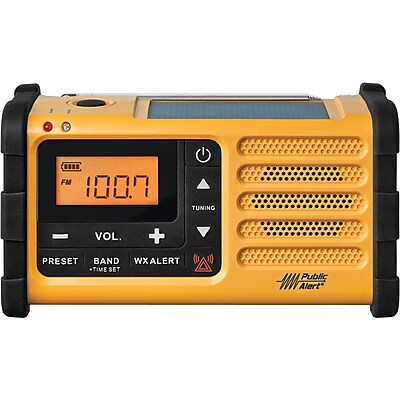 Sangean AM FM Weather Crank Radio With USB