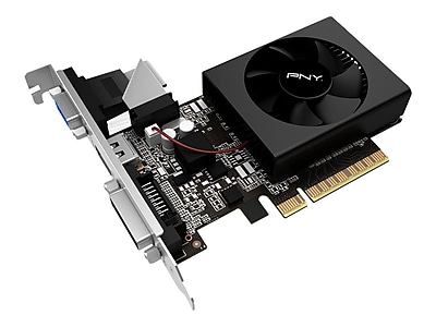 PNY VCGGT7102XPB NVIDIA GeForce GT 710 2GB DDR3 PCI Express 2.0 Graphic Card