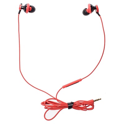 BlueAnt PUMP BST RD Pump Boost Red Wired Stereo Audio Sportbuds