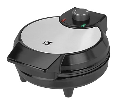 Kalorik Traditional Black and Stainless Steel Belgian Waffle Maker